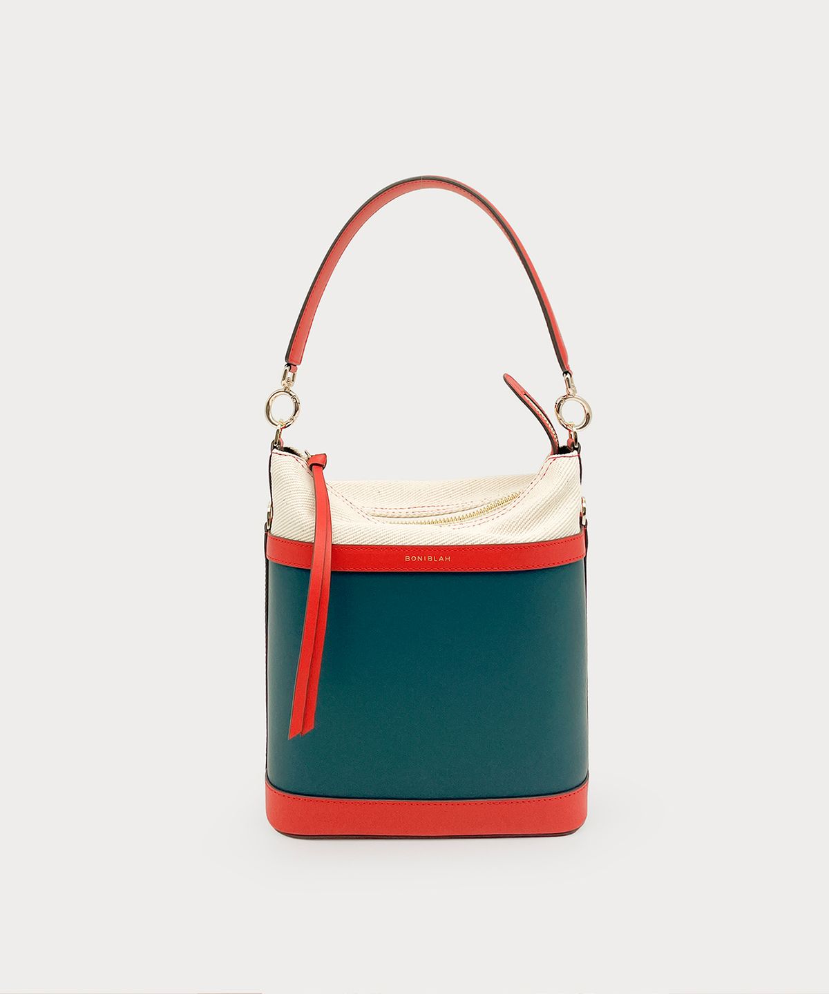 보니블라(BONIBLAH) ERON BAG (MULTI GREEN)