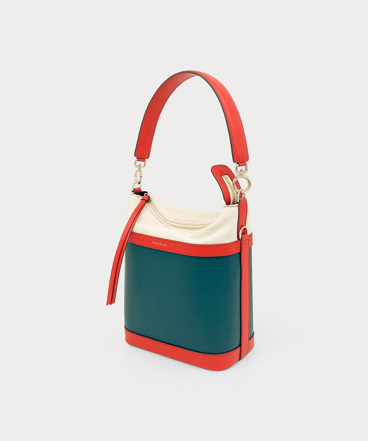 보니블라(BONIBLAH) ERON BAG (MULTI GREEN)