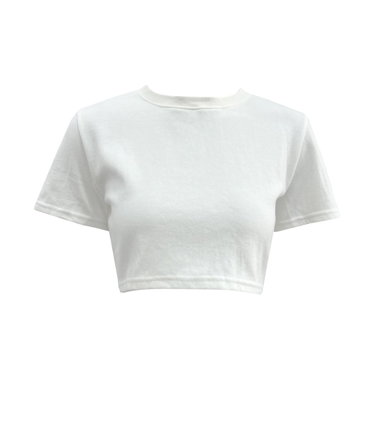 쎄쎄쎄(SETSETSET) RIBBON BACK SLIT CROP T-SHIRT WHITE
