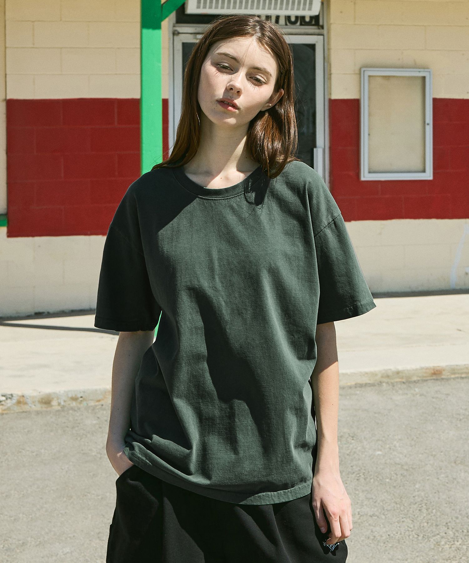 【MODERNIF】Pigment World Overfit Short Sleeve T-Shirt MUSINSA | FLUKE Pigment Overfit Short Sleeve T-shirt Blue