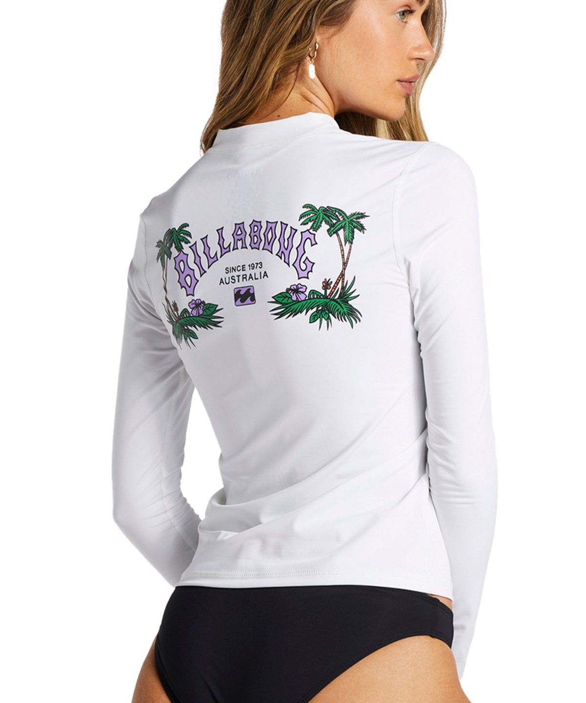 빌라봉(BILLABONG) 여성 코어 루즈핏 래쉬가드 WHITE