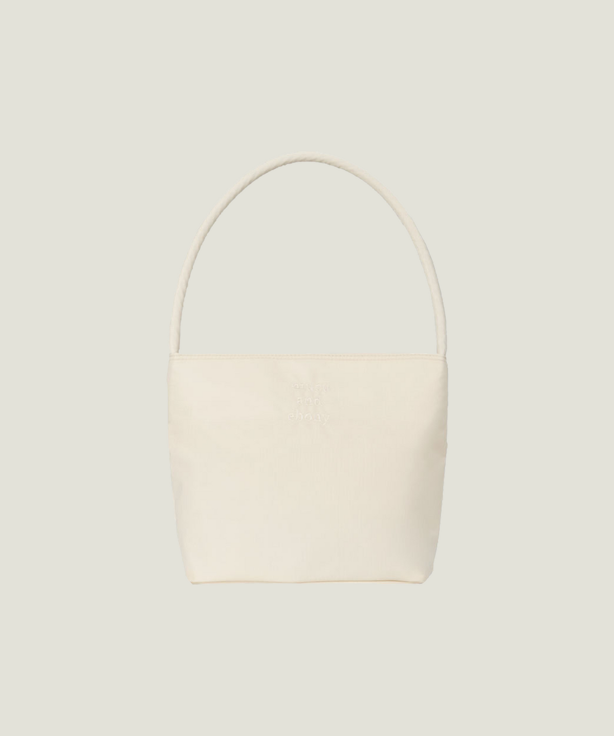 무쿠앤에보니(MUCU AND EBONY) Nearest Bag _ Cream