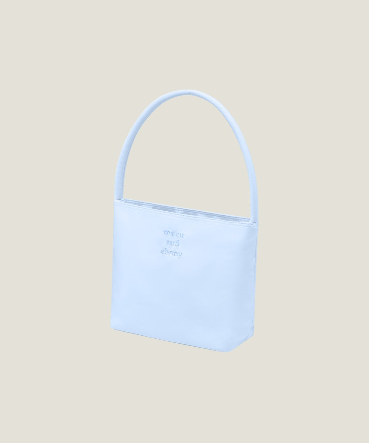 무쿠앤에보니(MUCU AND EBONY) Nearest Bag _ Light blue