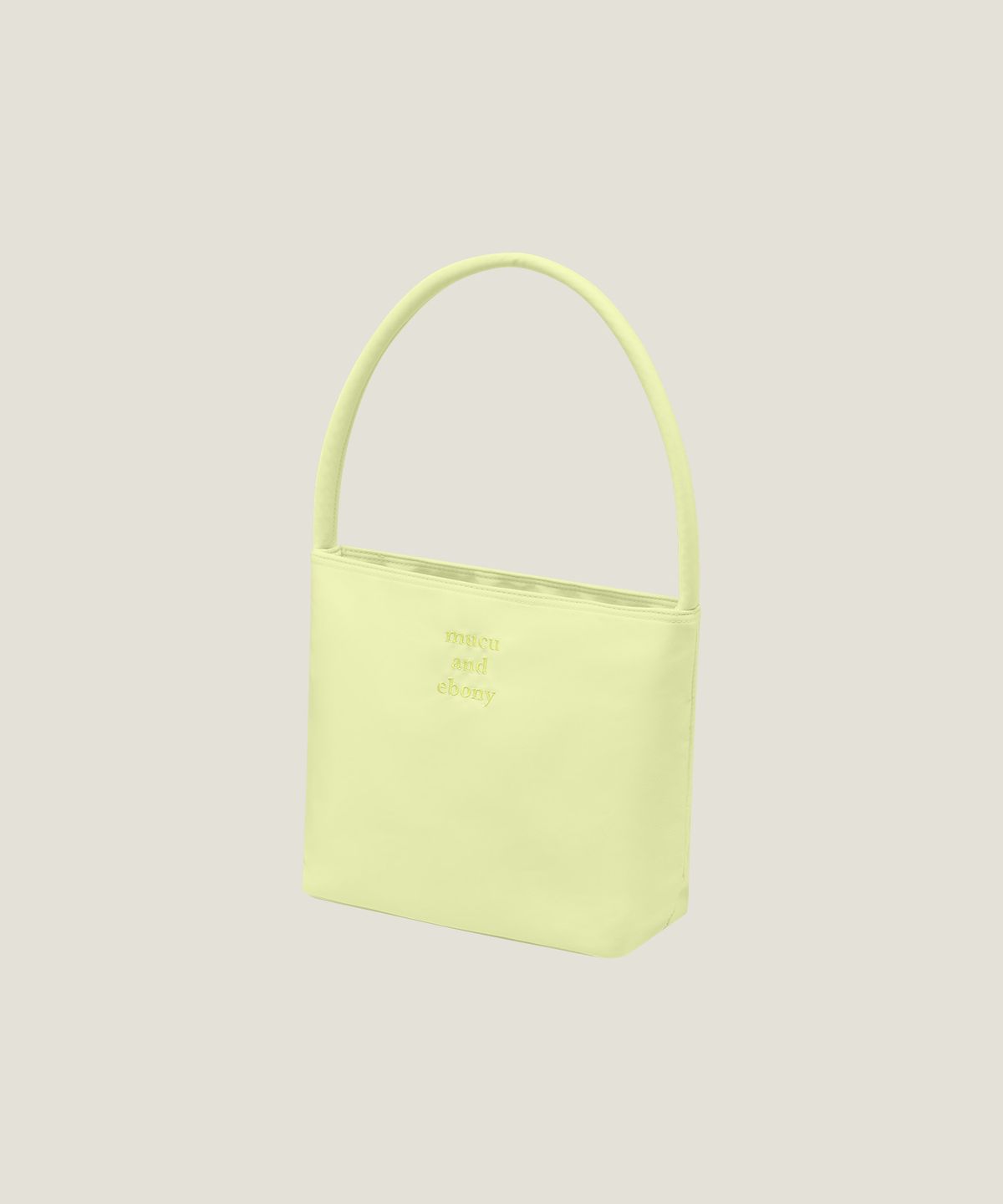 무쿠앤에보니(MUCU AND EBONY) Nearest Bag _ Lime