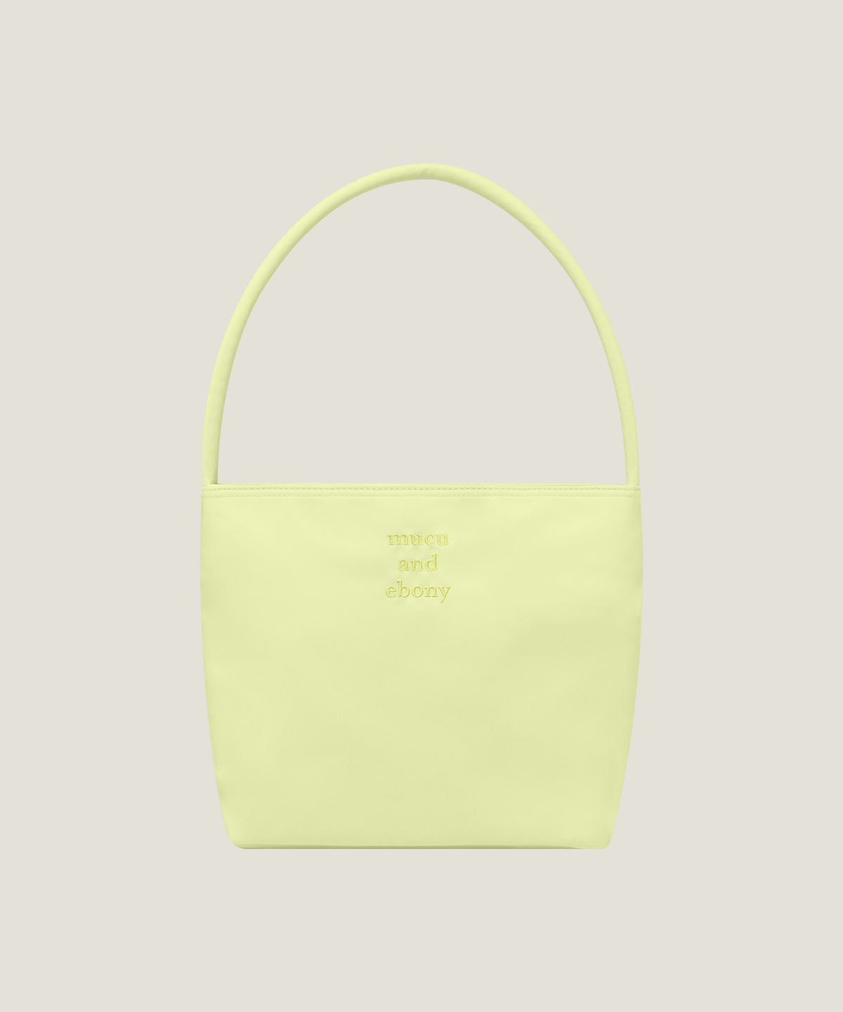 무쿠앤에보니(MUCU AND EBONY) Nearest Bag _ Lime