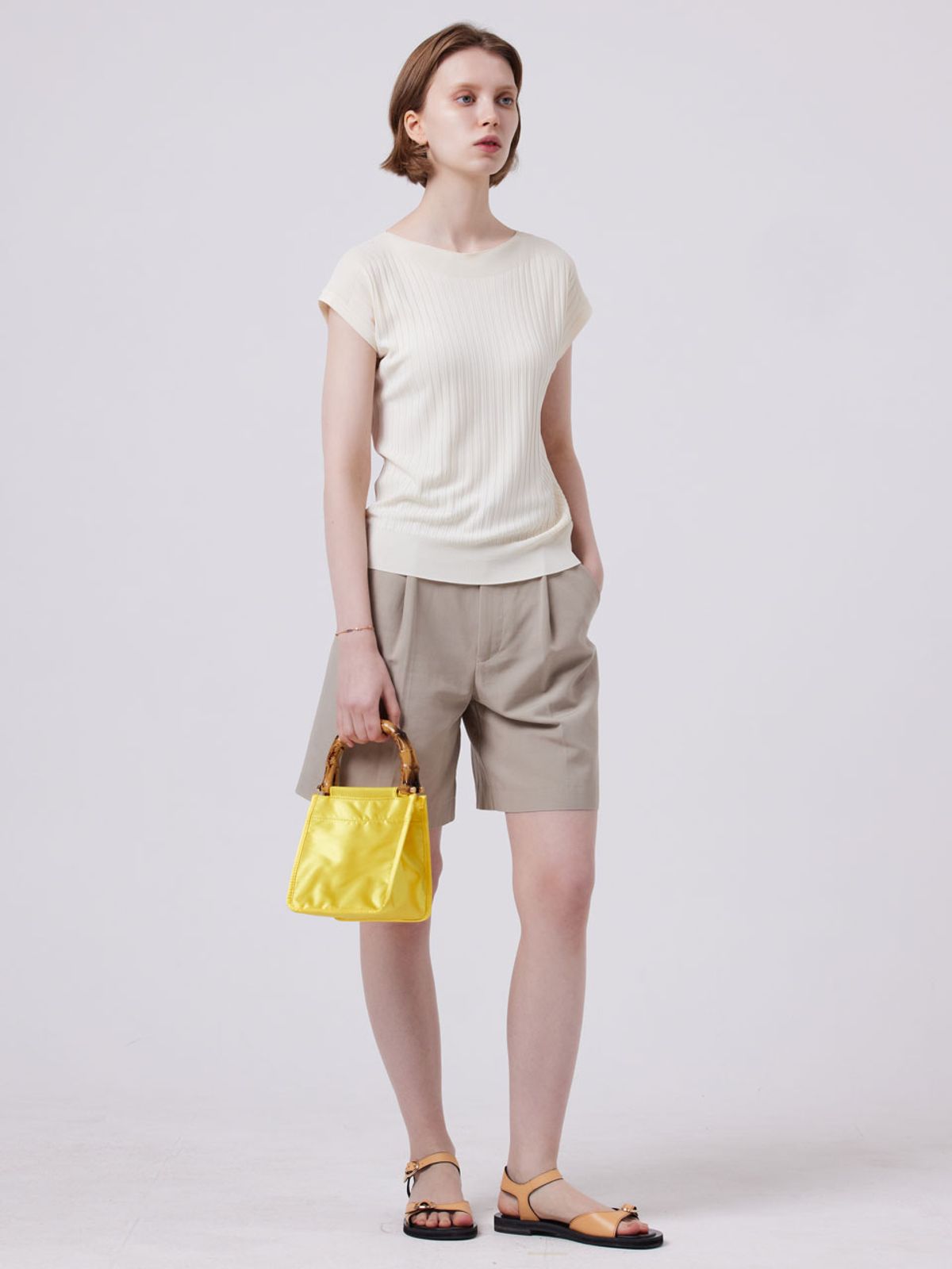 아이홀릭 캐시미어(AYIHOLIC CASHMERE) color satin tote bag