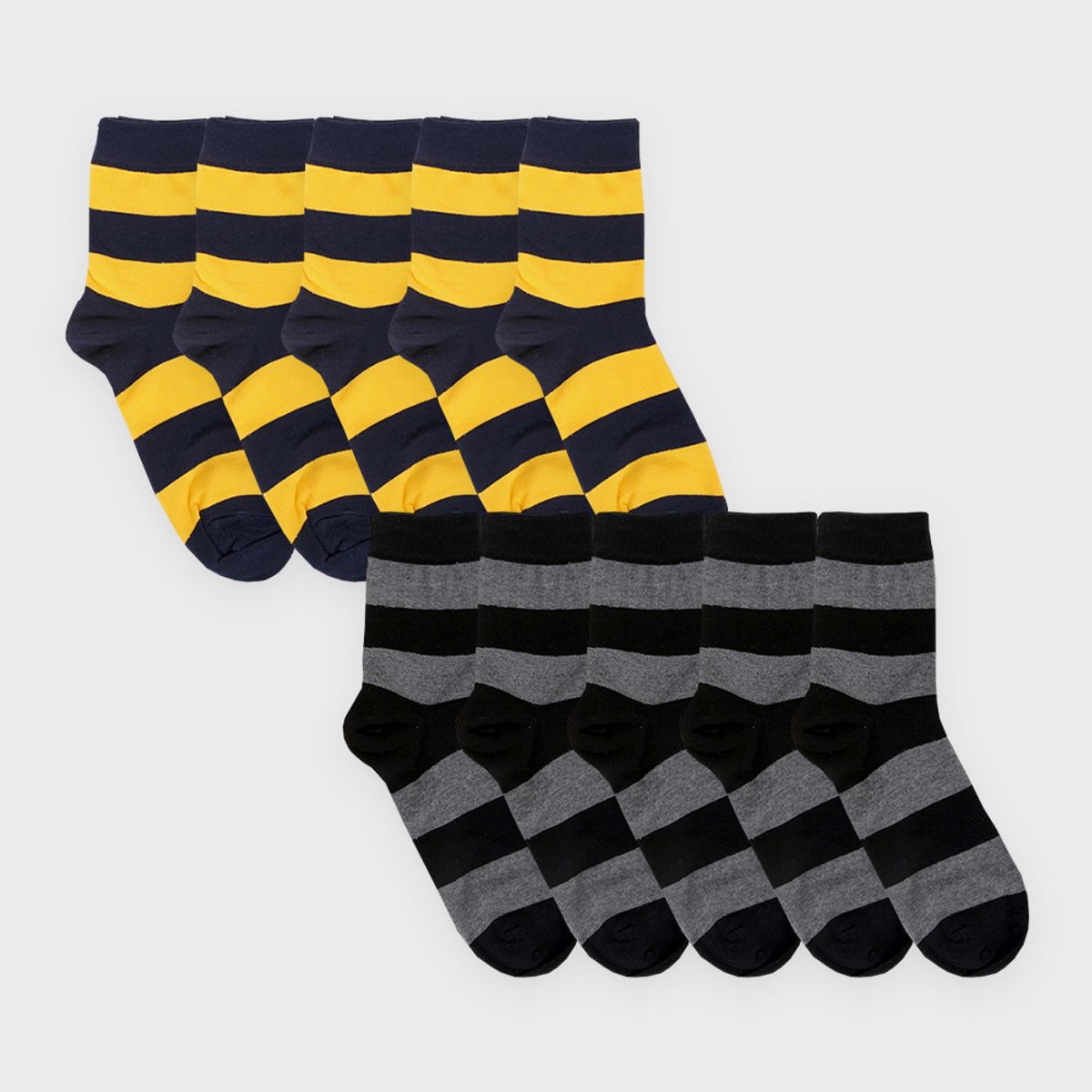 삭스에이(SOCKSA) [10PACK] 유니섹스 베이직 200N 투믹스 긴양말