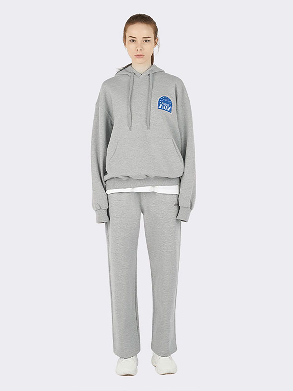 에이오엑스(AOX) String-detailed Sweatpants (Gray)