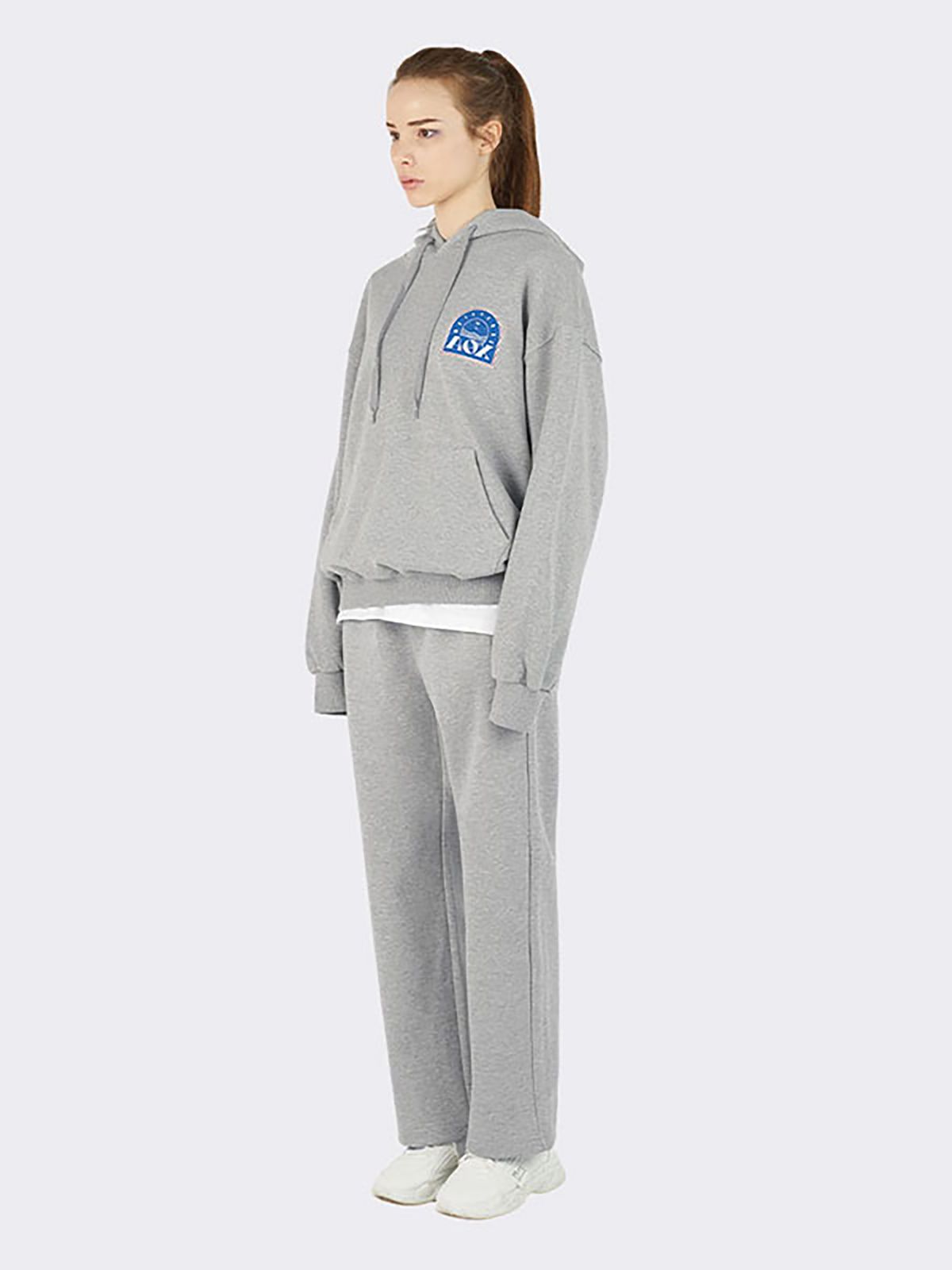 에이오엑스(AOX) String-detailed Sweatpants (Gray)
