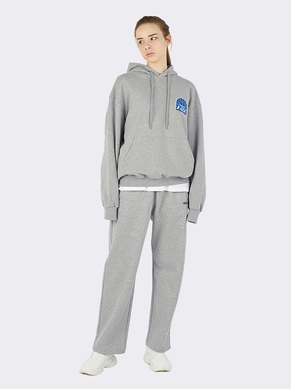 에이오엑스(AOX) String-detailed Sweatpants (Gray)
