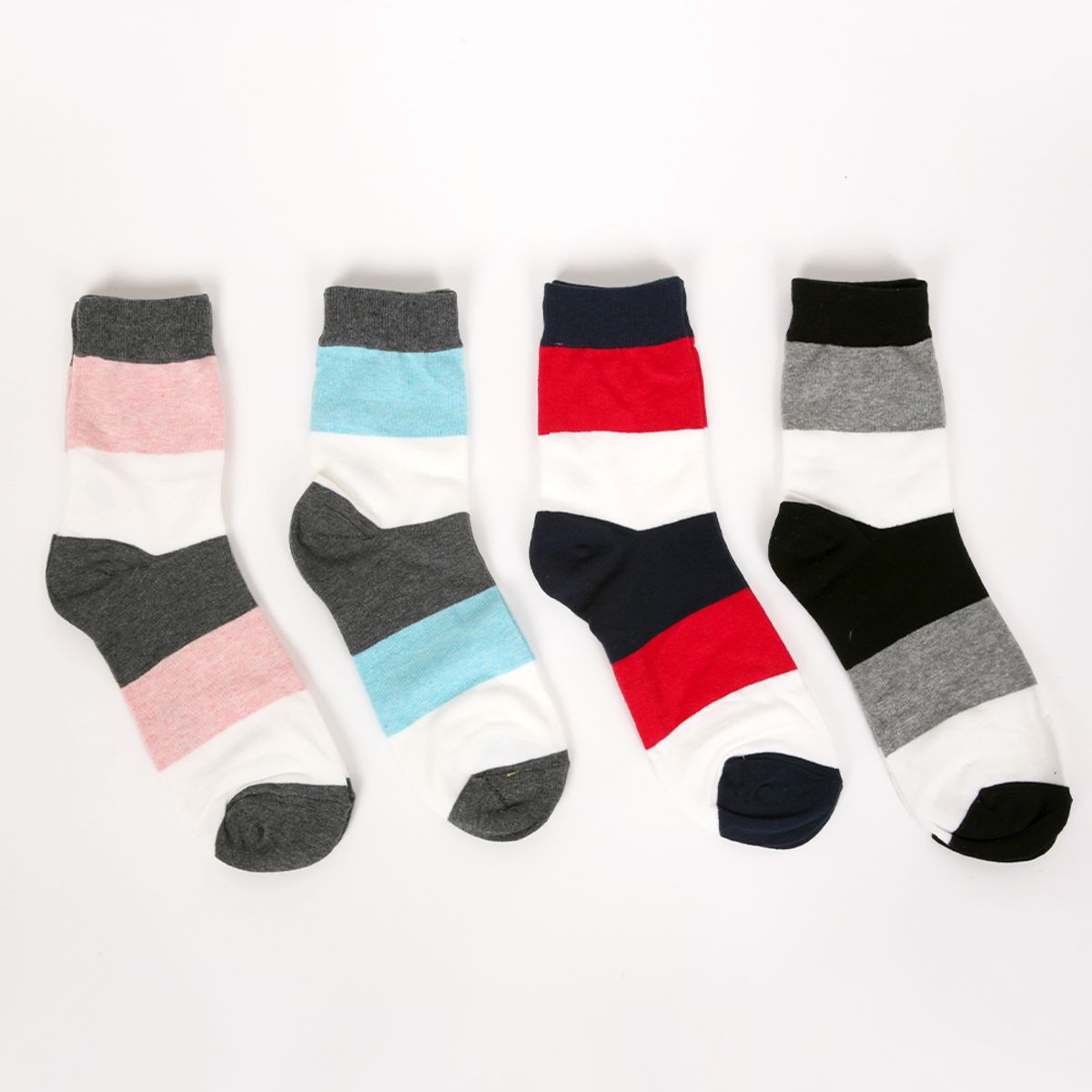 삭스에이(SOCKSA) [10PACK] 유니섹스 베이직 200N 쓰리톤 긴양말