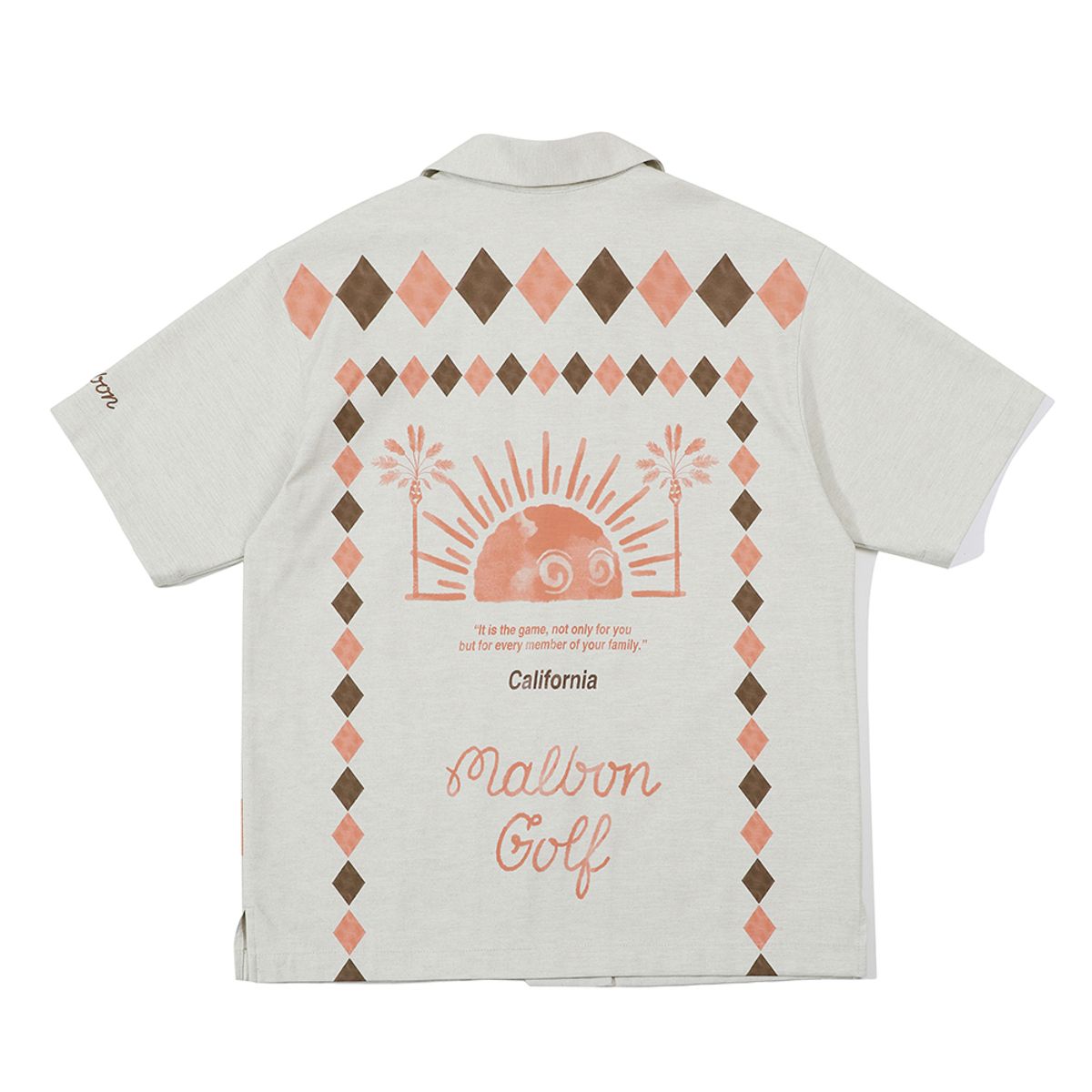 말본 골프(MALBON GOLF) California 버튼업 셔츠 BEIGE (MAN)