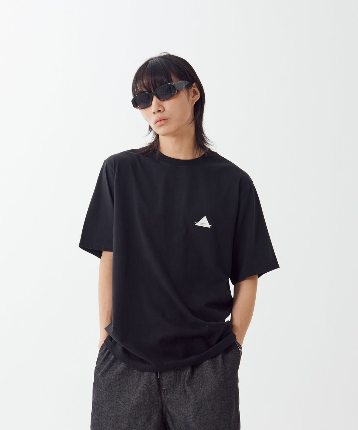 폴루션(POLLUTION) Poster Half T-Shirt(PUNCMTS012_BK)