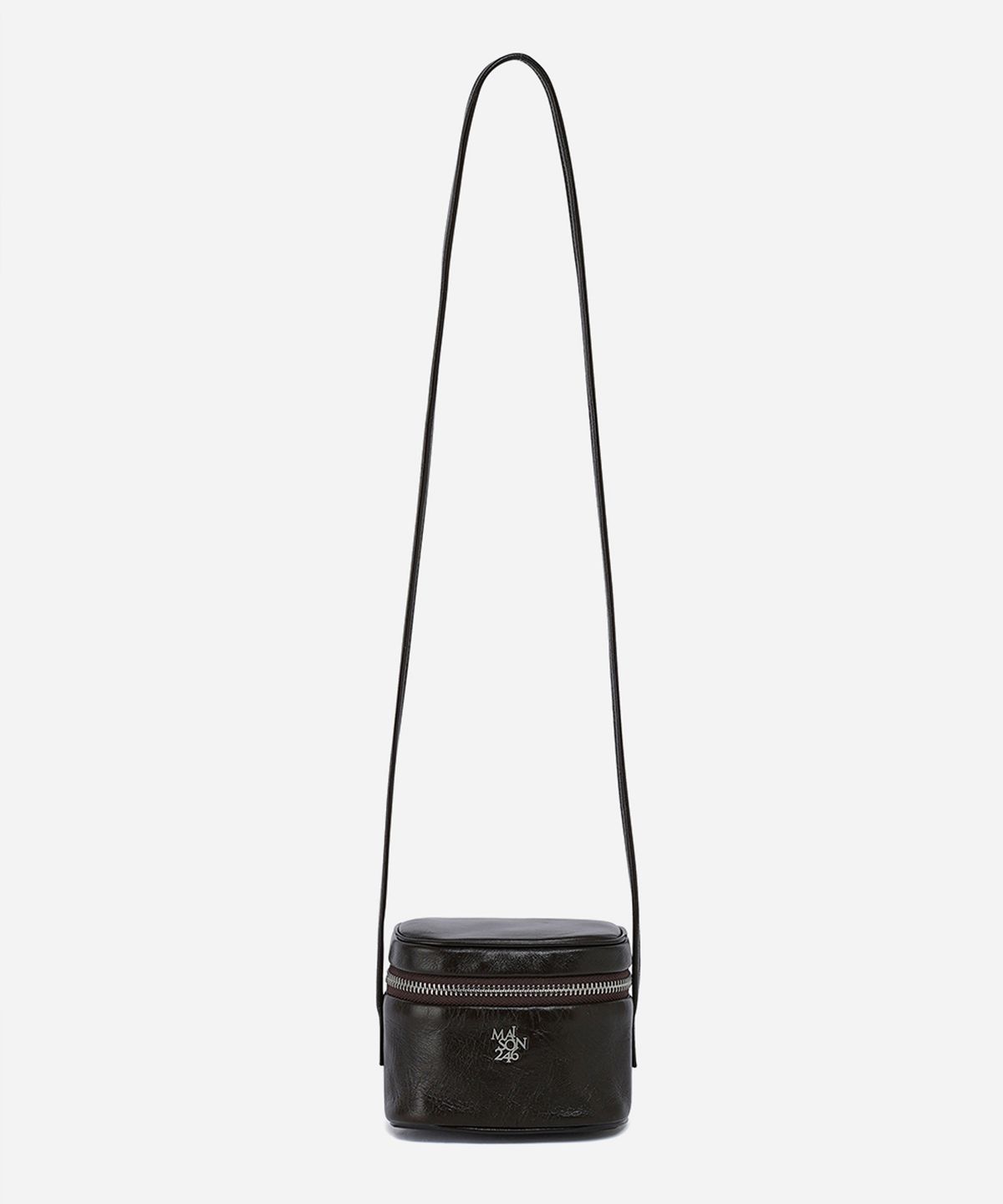 메종246(MAISON246) MOE COSMETIC MINI BAG-CHOCO