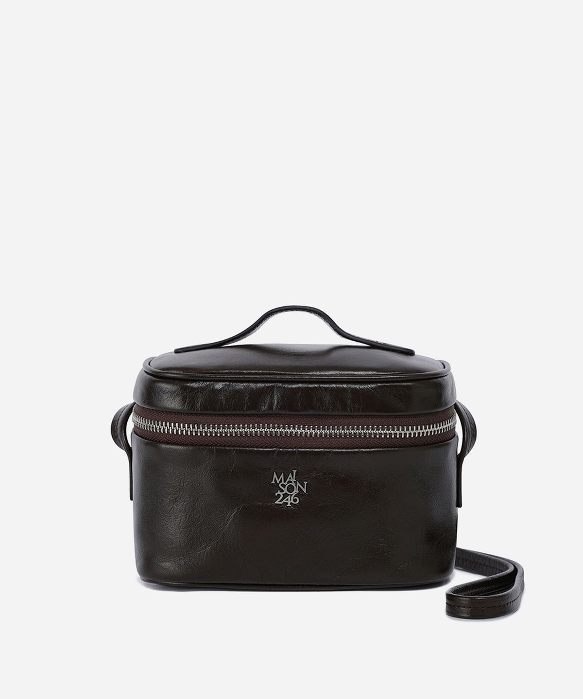 메종246(MAISON246) MOE COSMETIC BAG-CHOCO