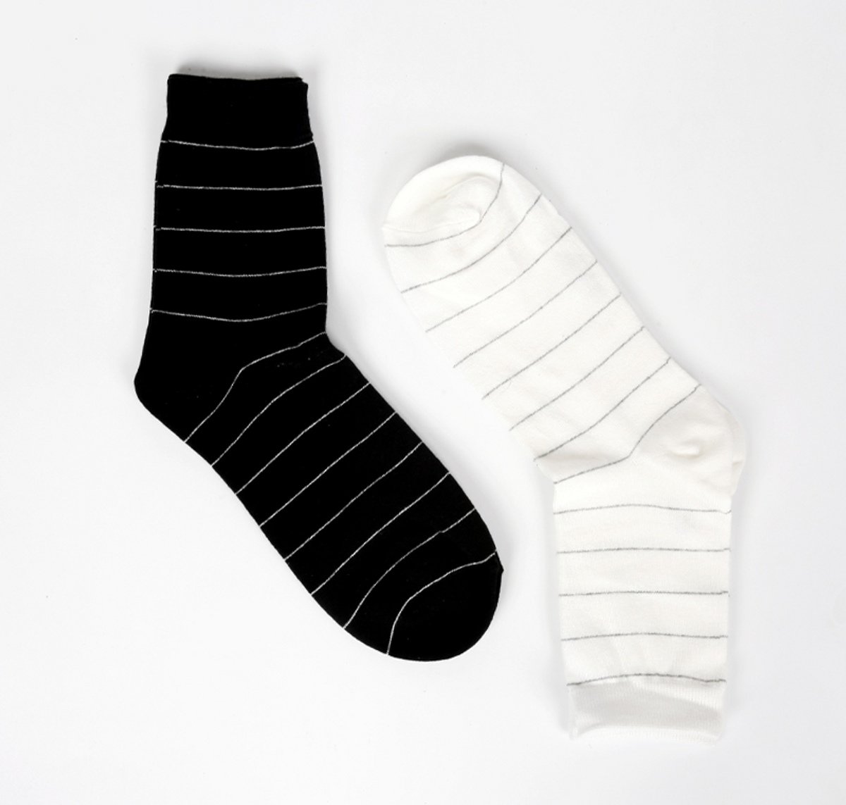 삭스에이(SOCKSA) [10PACK] 유니섹스 베이직 200N 타이니 스프라이프 긴양말