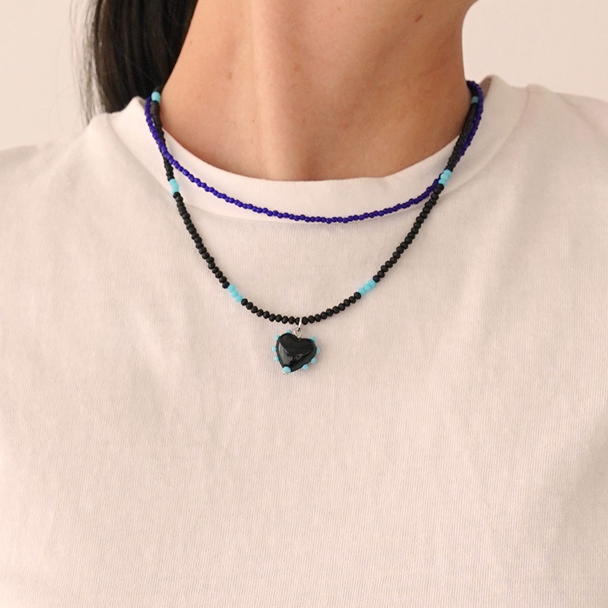 스틸 인스턴트(STILL INSTANT) Summer Pop - Necklace 16 (Black)