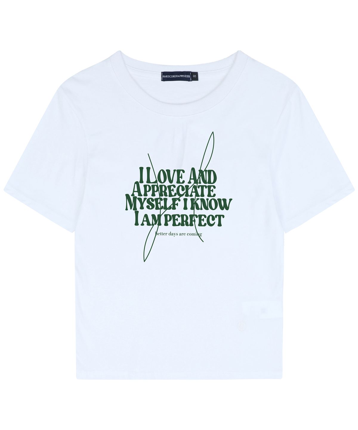 하드코어 해피니스(HARDCORE HAPPINESS) H DRAWING TEE_WHITE