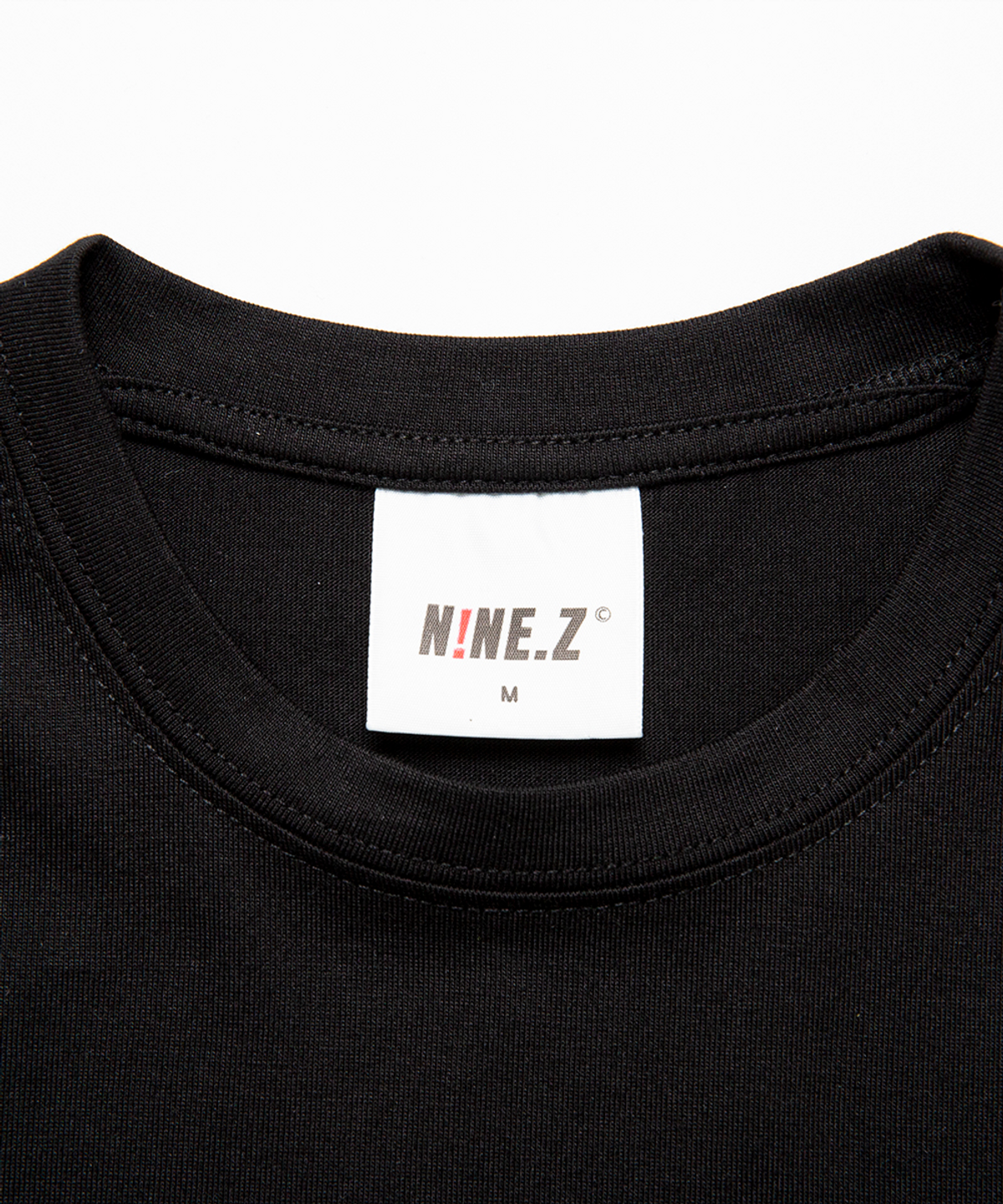 나인제트(NINEZ) 빅로고 텐셀 머슬핏 티셔츠