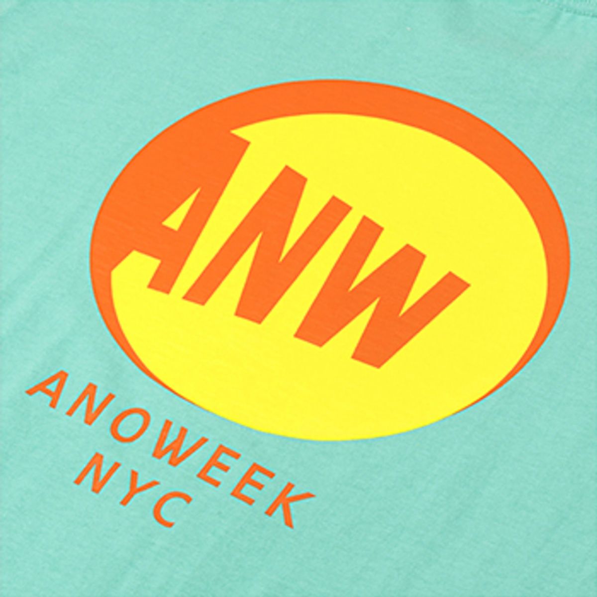 아노윅(ANOWEEK) ANW NYC Logo Over Fit T