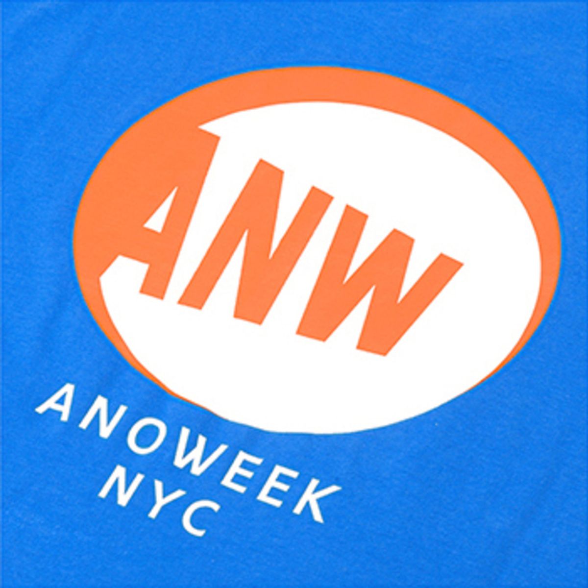 아노윅(ANOWEEK) ANW NYC Logo Over Fit T