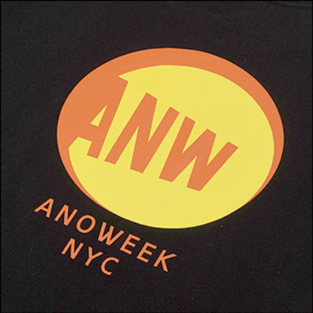 아노윅(ANOWEEK) ANW NYC Logo Over Fit T