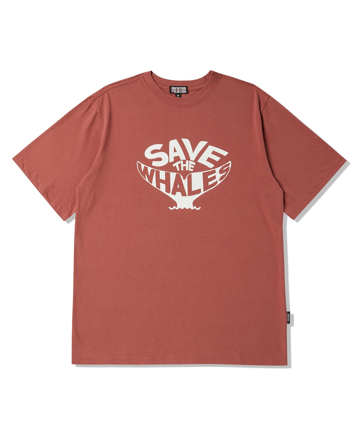 폴루션(POLLUTION) Whale Series-2 Half T-Shirt(PUNCMTS018_RD)