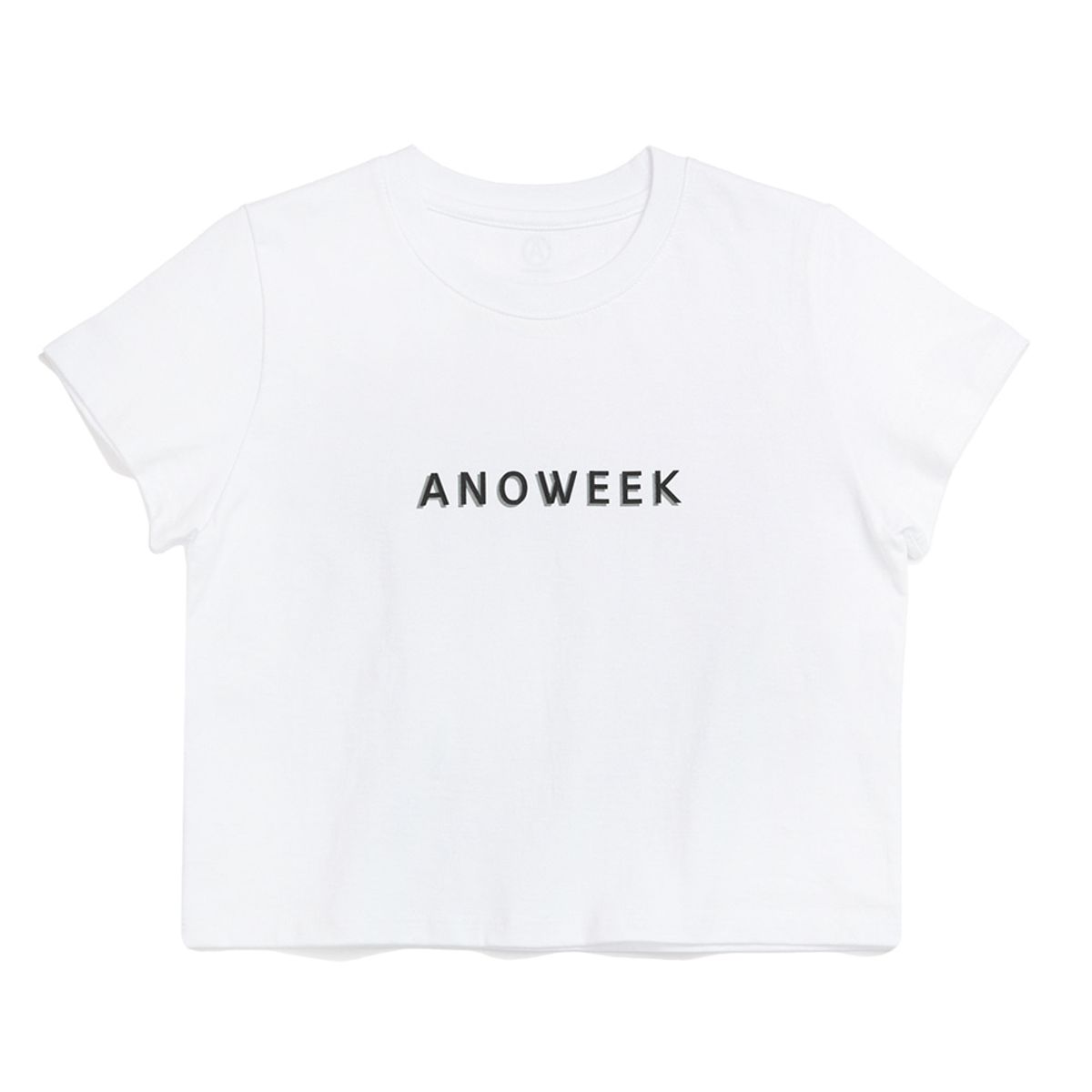 아노윅(ANOWEEK) ANW Gradation Logo Crop T