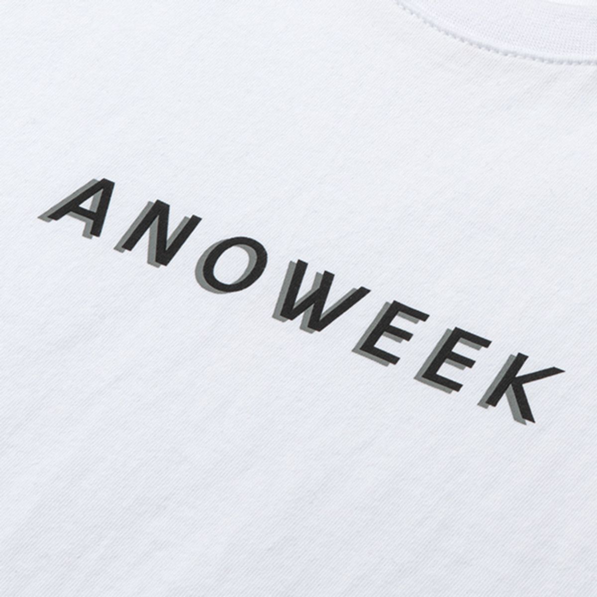 아노윅(ANOWEEK) ANW Gradation Logo Crop T