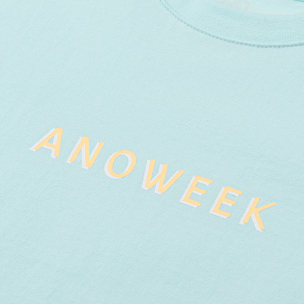 아노윅(ANOWEEK) ANW Gradation Logo Crop T