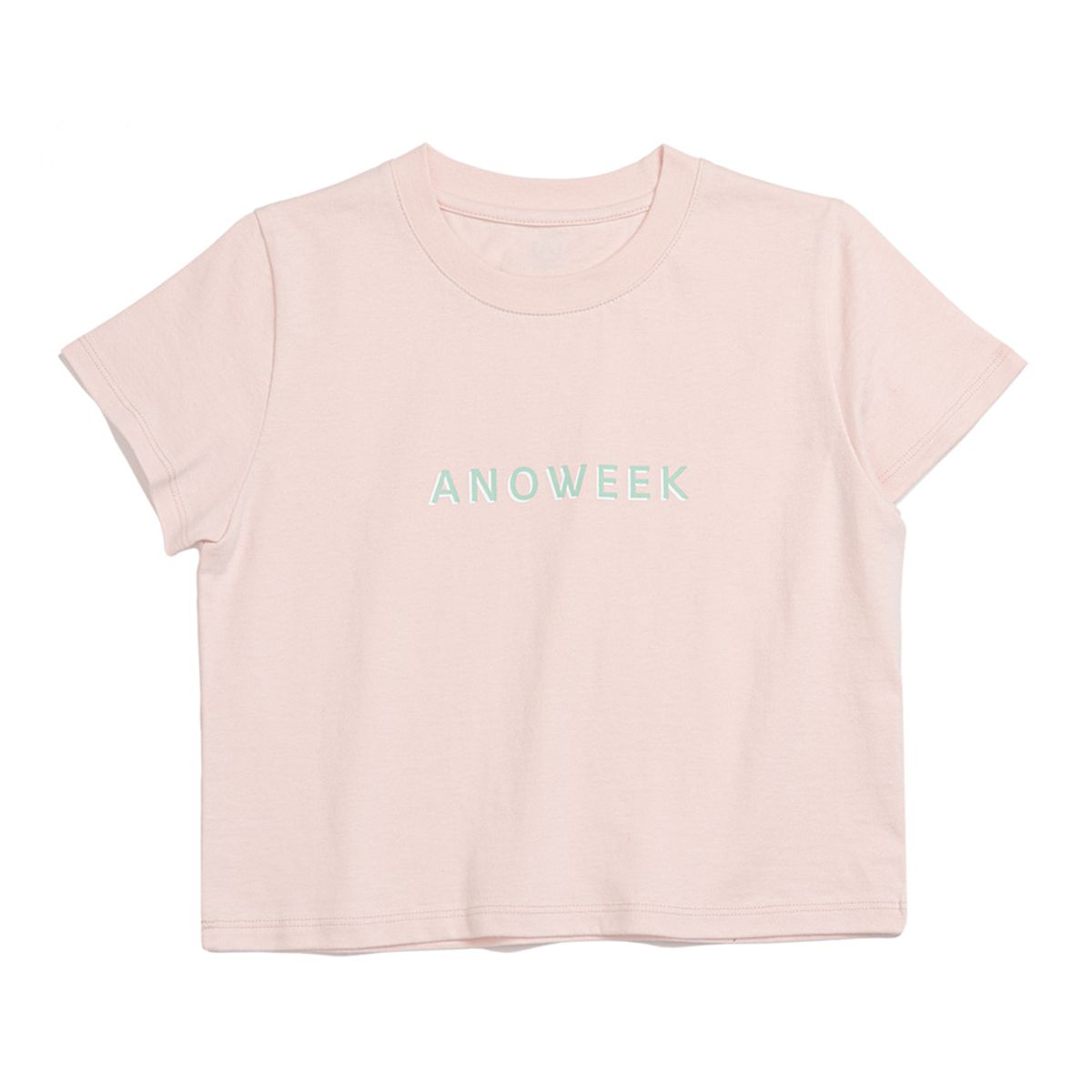 아노윅(ANOWEEK) ANW Gradation Logo Crop T