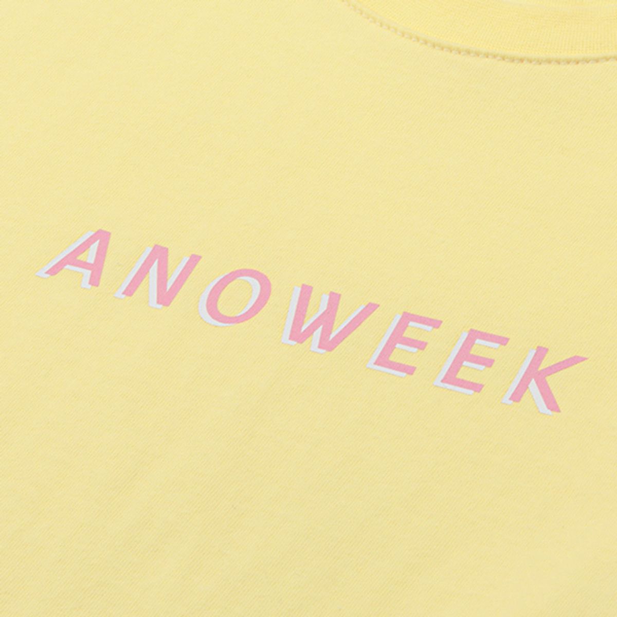 아노윅(ANOWEEK) ANW Gradation Logo Crop T