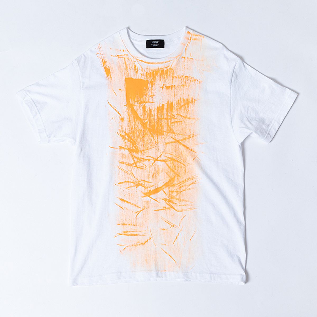 스트라이크(STRIKE) 갤러리 오버핏 티셔츠 (WHITE-ORANGE)