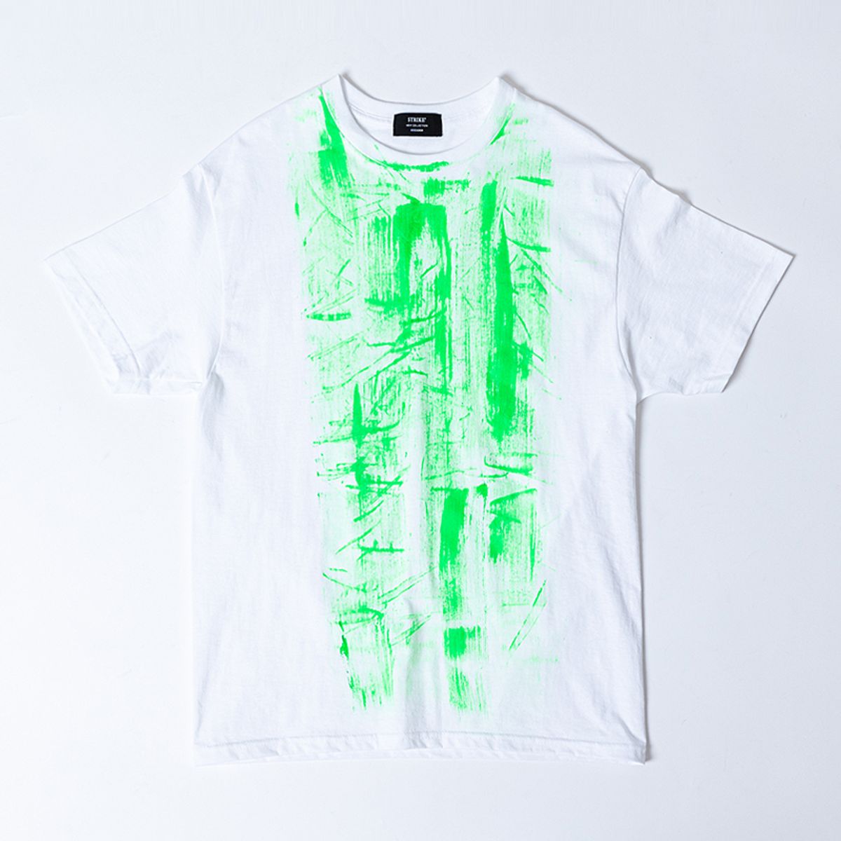 스트라이크(STRIKE) 갤러리 오버핏 티셔츠 (WHITE-GREEN)
