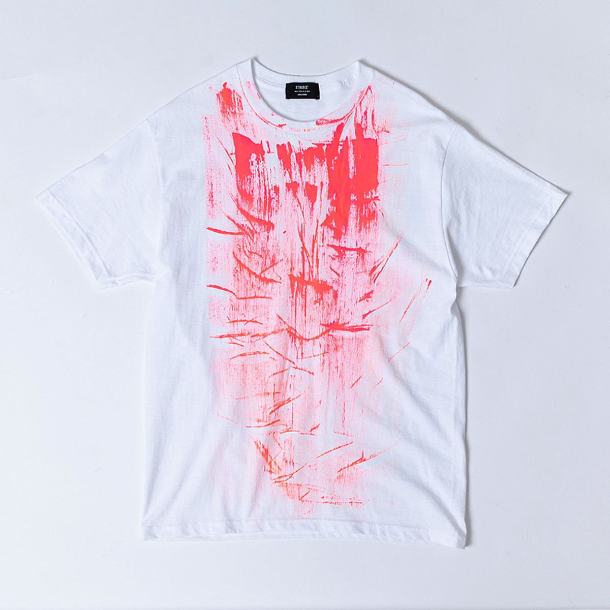 스트라이크(STRIKE) 갤러리 오버핏 티셔츠 (WHITE-PINK)