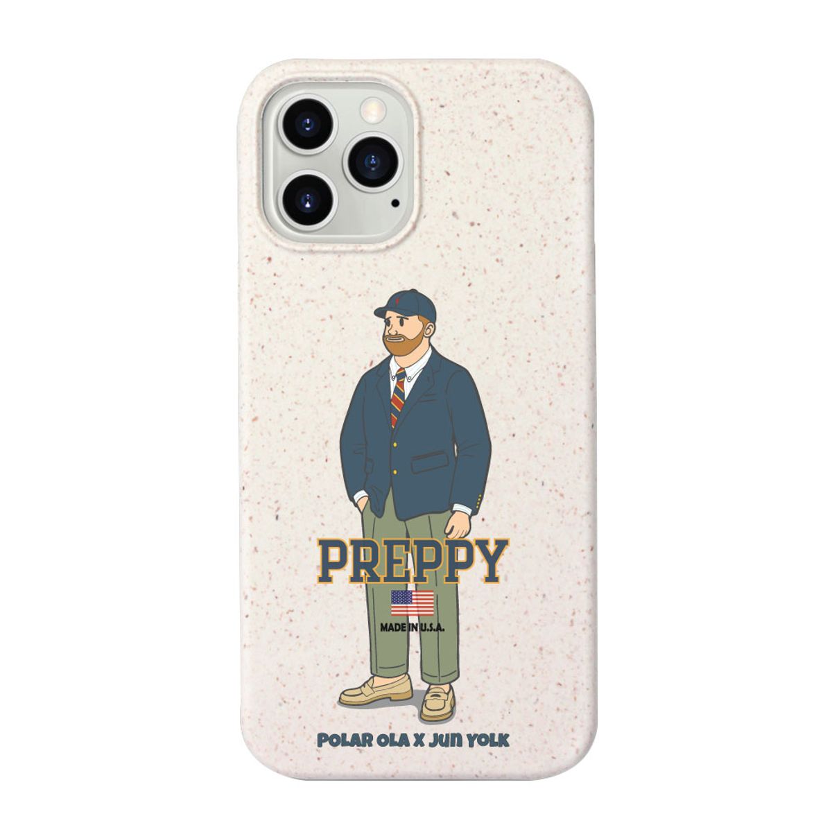 폴라올라(POLAROLA) 생분해성 핸드폰 케이스 Preppy USA
