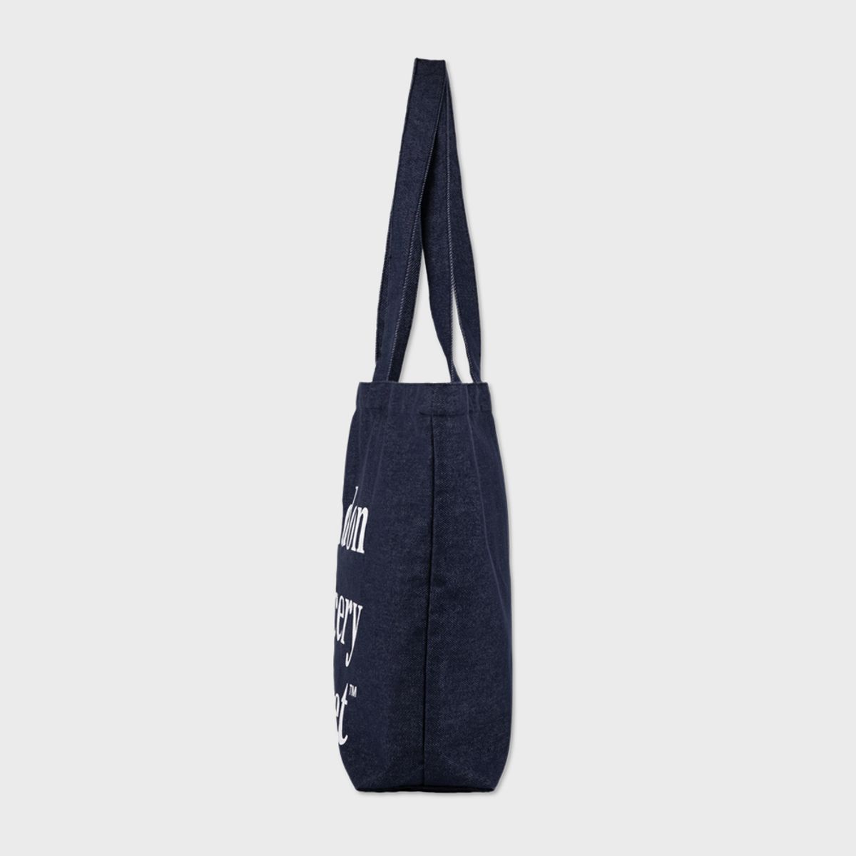 런던그로서리마켓(LONDON GROCERY MARKET) Cotton Market Bag (Denim)