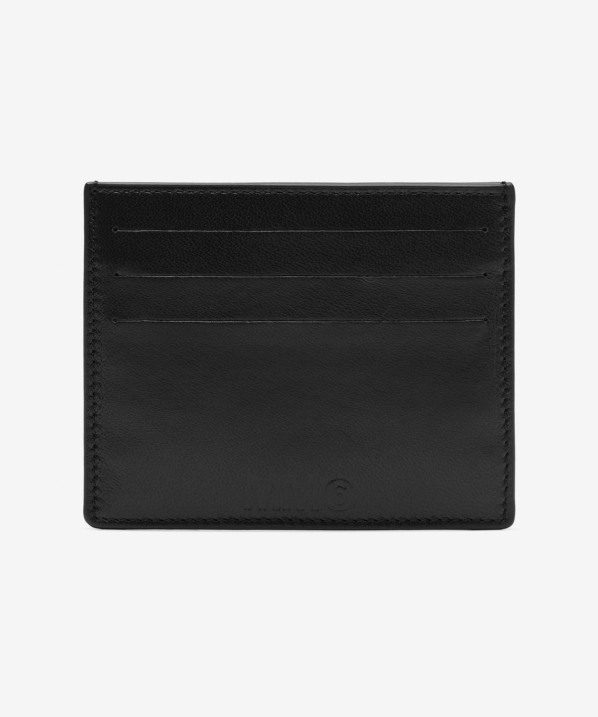 엠엠식스(MM6 MAISON MARGIELA) 로고 카드 홀더 - 블랙 / S54UI0129P4812T8013