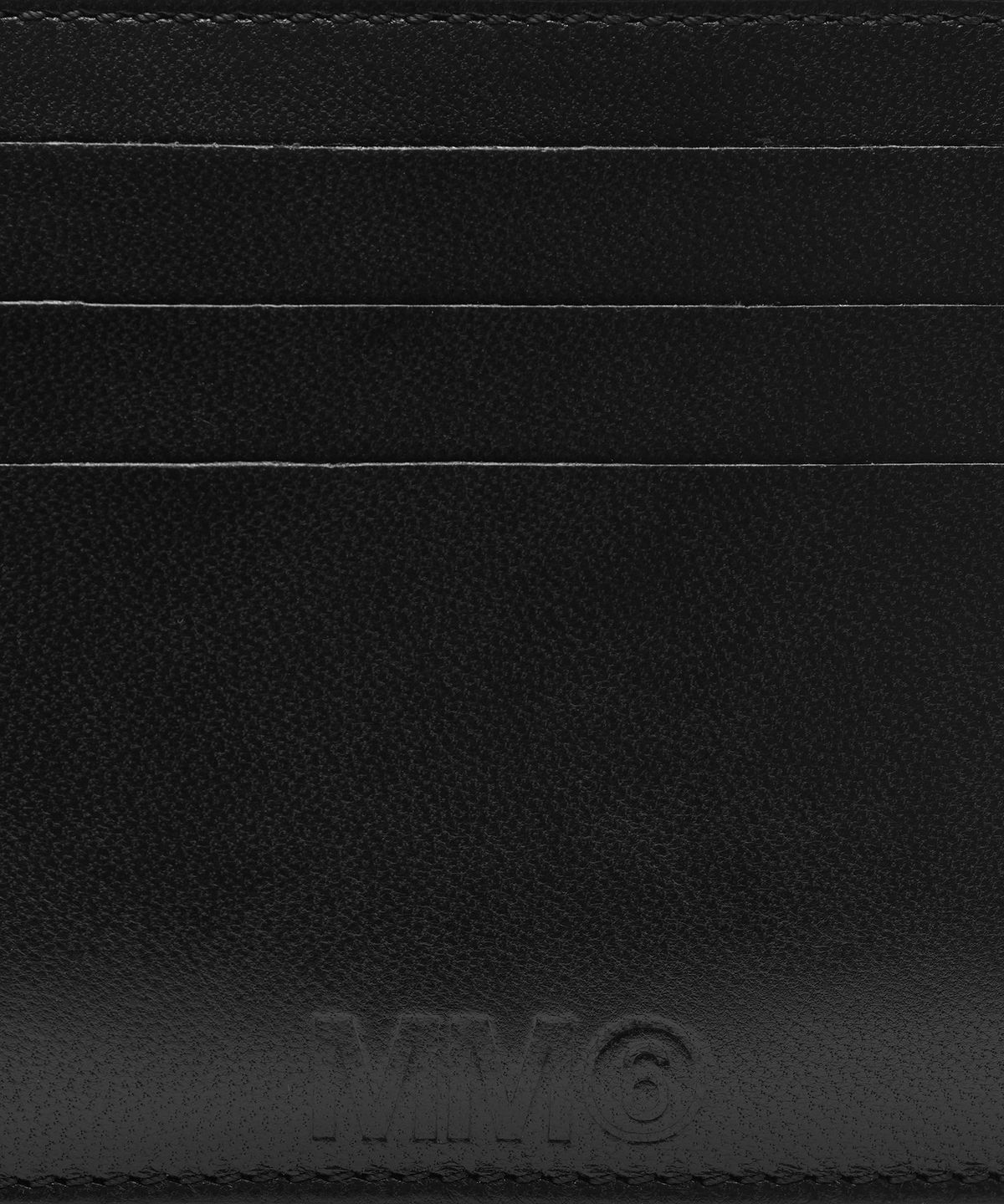 엠엠식스(MM6 MAISON MARGIELA) 로고 카드 홀더 - 블랙 / S54UI0129P4812T8013