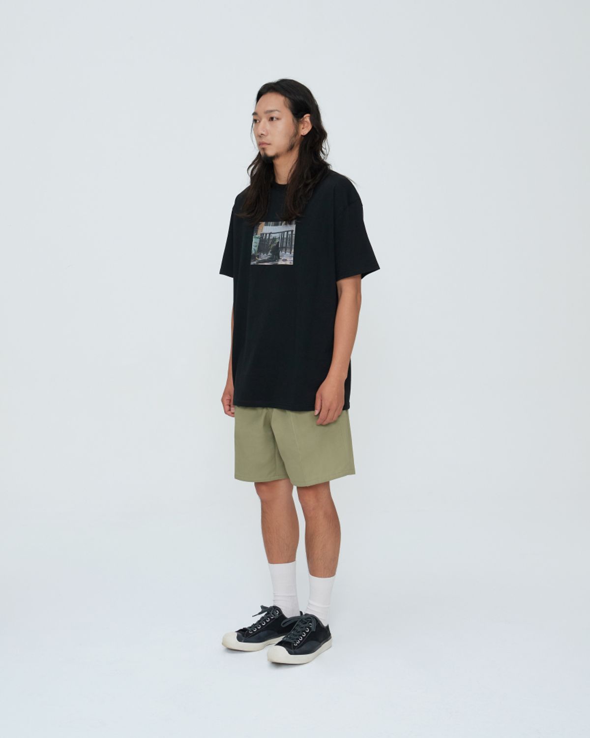쿤타치(KUNTACH) Give me the RED ShortSleeve [black]