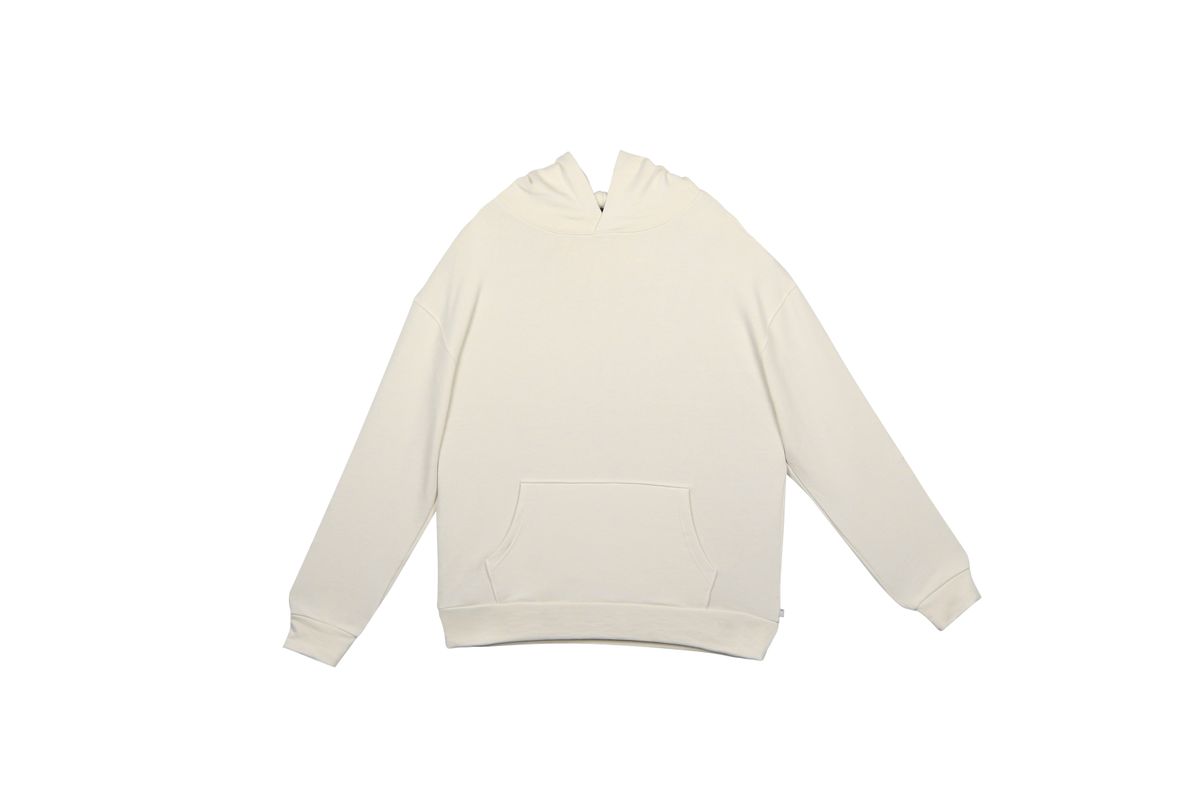 쿤타치(KUNTACH) IVORY Organic Plain Hoody