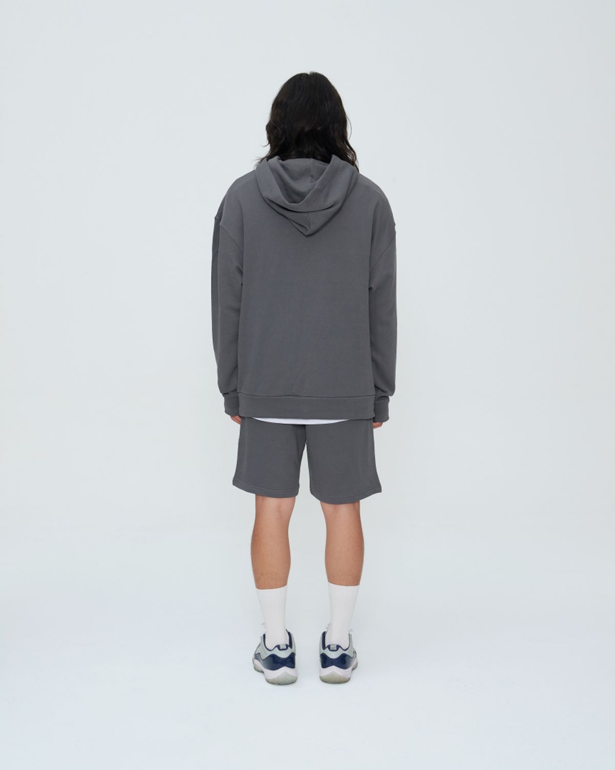 쿤타치(KUNTACH) PIGEON GREY Organic Plain Hoody