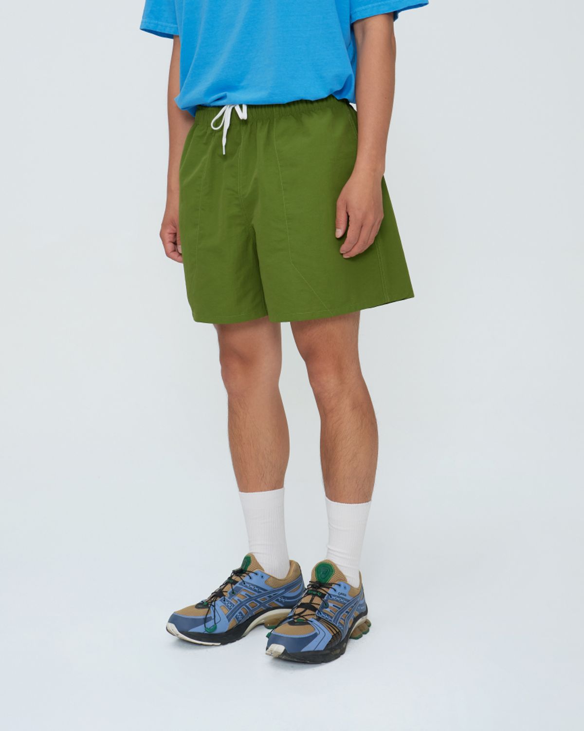 쿤타치(KUNTACH) Nylon SURFER Shorts [khaki]