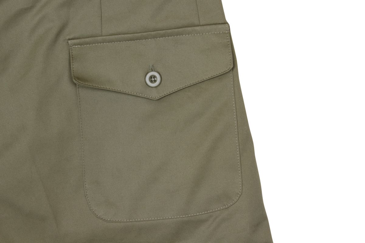 쿤타치(KUNTACH) Classic GABARDINE shorts[olive green]