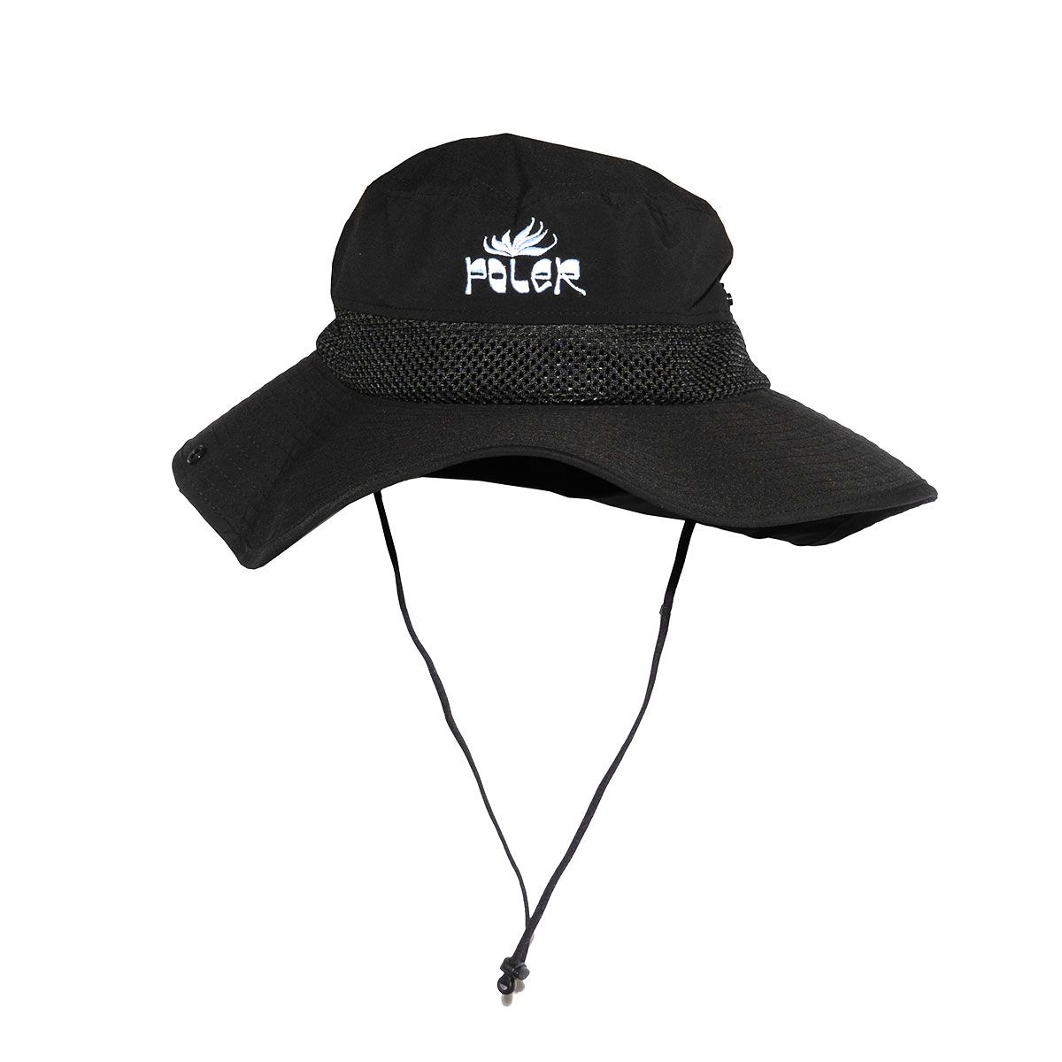 폴러스터프(POLERSTUFF) 2WAY LONG BRIM SUNGUARD HAT BLACK