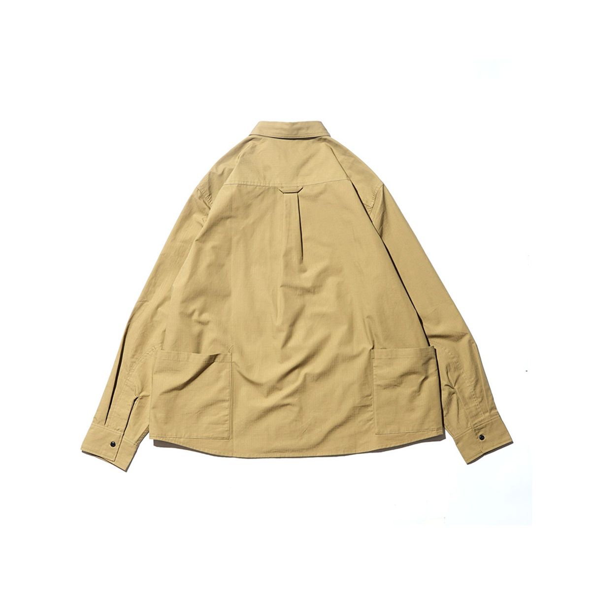 폴러스터프(POLERSTUFF) CT RIP MULTI POCKET  L/S RELAX FIT SHIRT JKT BEIGE