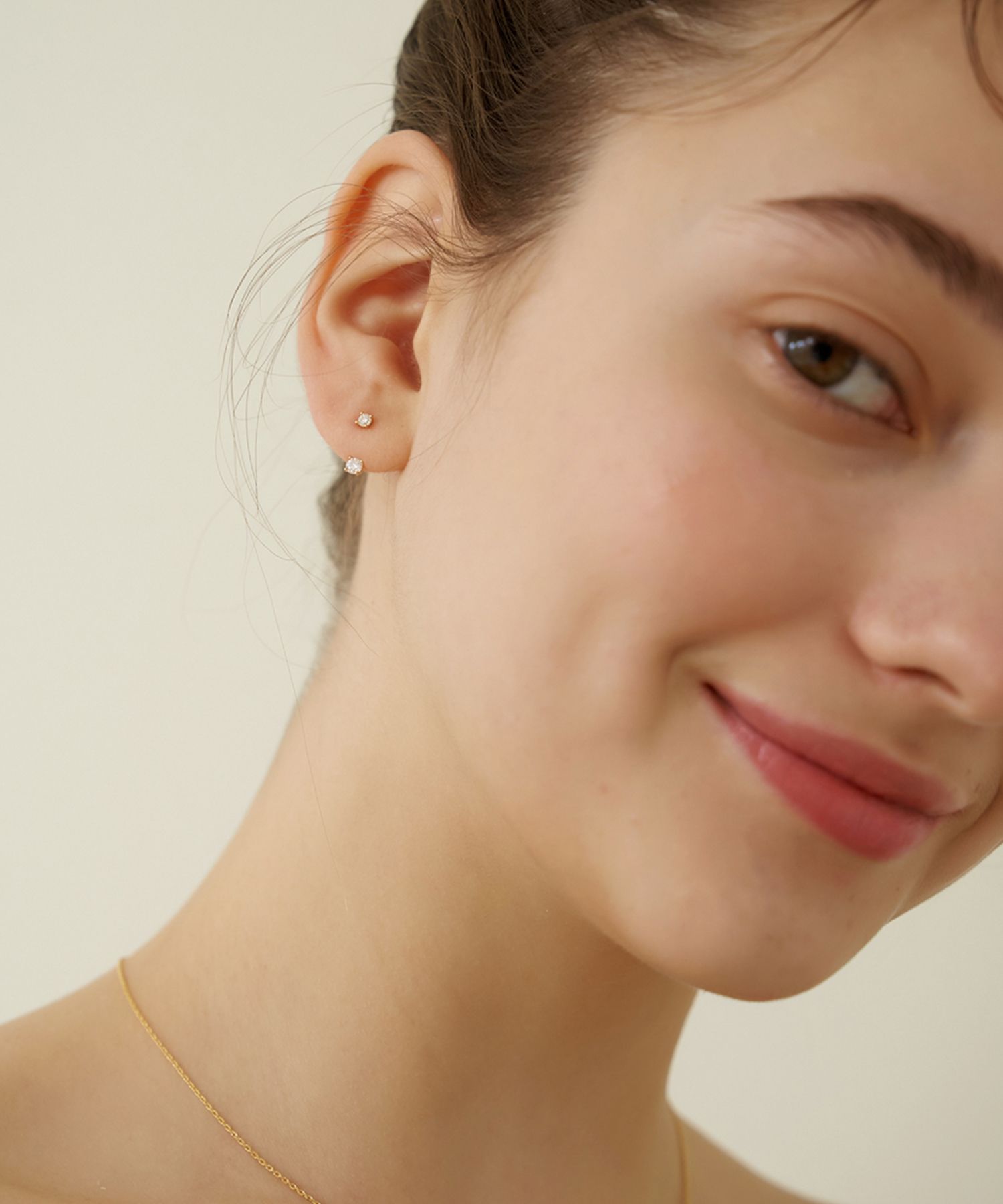 ★TATIANA★ Silver 925 Moissanite Ear Jacket Earrings DE0004 MUSINSA | TATIANA [Silver 925] Moissanite ear jacket