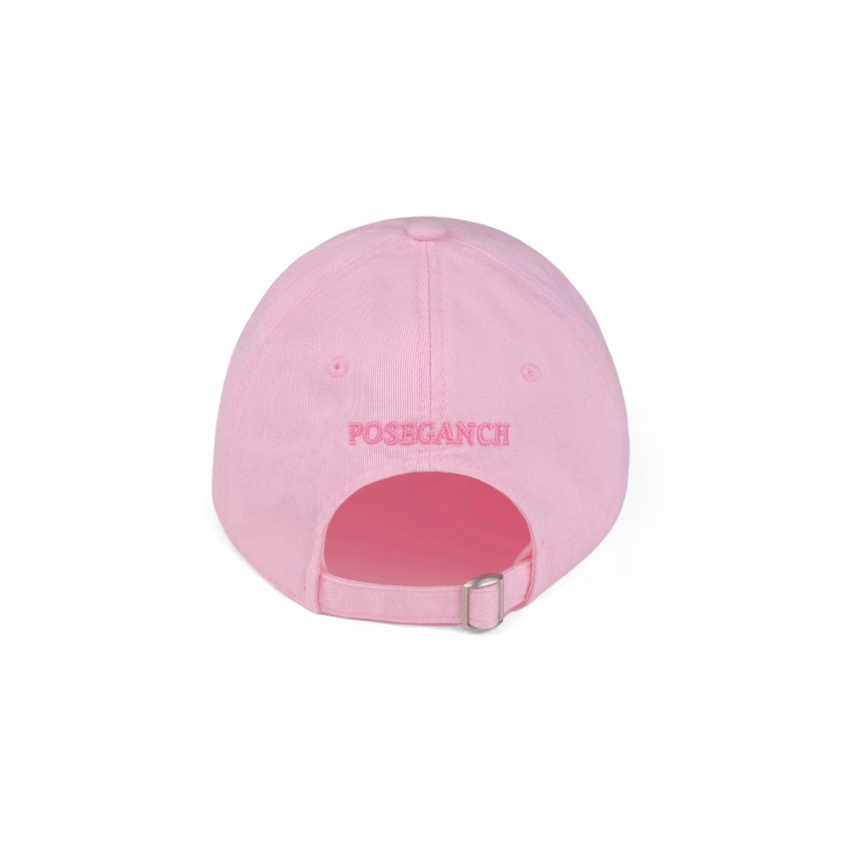 포즈간츠(POSEGANCH) 시그니처 로고 볼 캡 핑크