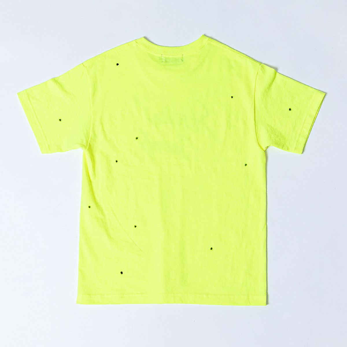 스트라이크(STRIKE) 레터링 도트 오버핏 티셔츠 (NEON GREEN-BLACK)