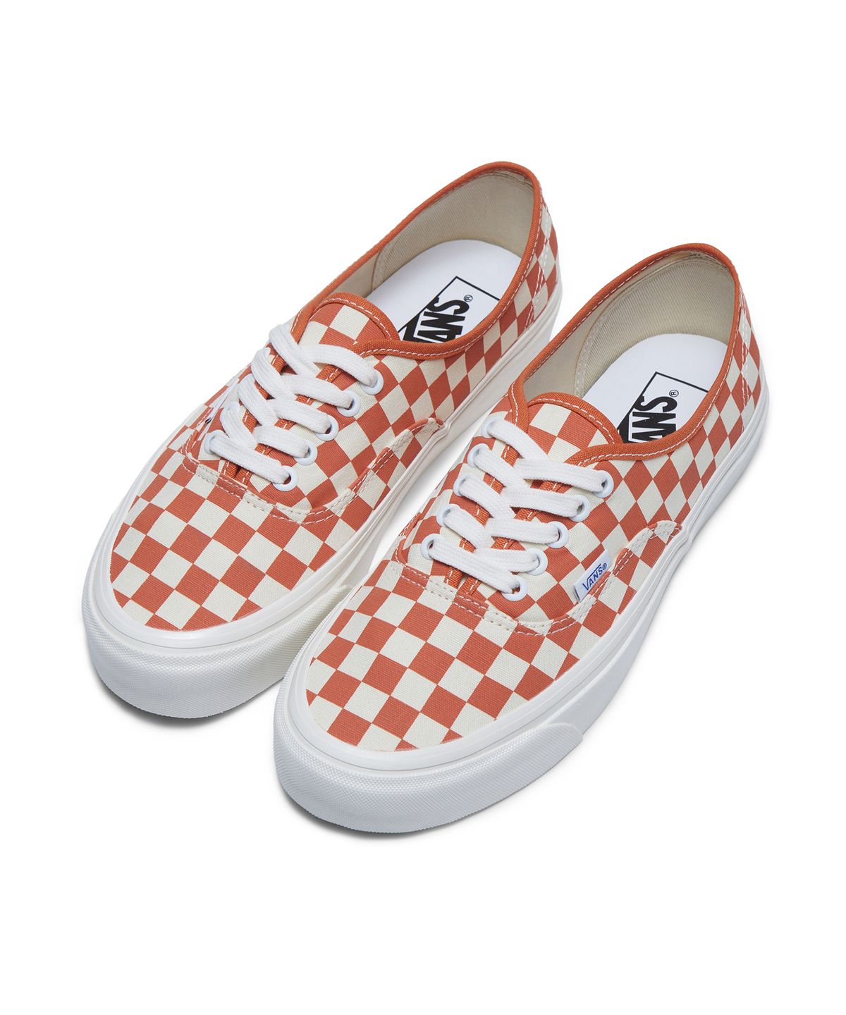 반스(VANS) 어센틱 44 DX - (애너하임 팩토리) 체커보드 번트 오렌지 / VN0A5KX4BTO1
